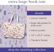 画像4: (Kate spade new york)　Painferly Strakes Lage CANBAS BOOK TOTE 256040 (4)