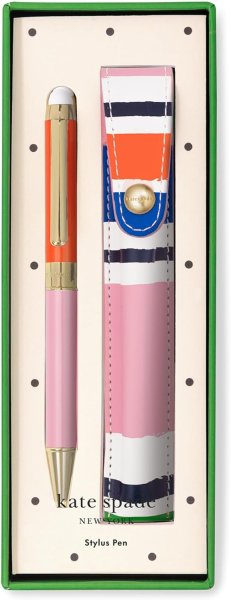 画像2: (Kate spade new york) Ocean Stripe stylus pen & pouch 256095 (2)