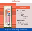 画像3: (Kate spade new york) Ocean Stripe stylus pen & pouch 256095 (3)