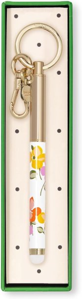 画像2: (Kate spade new york)   INK PEN KEY FOB  SPRING PANSIES 256158 (2)