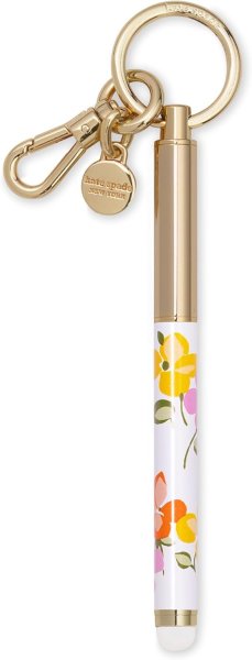 画像1: (Kate spade new york)   INK PEN KEY FOB  SPRING PANSIES 256158 (1)