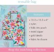 画像3: (Kate spade new york) Safari Floral  reusable　shopping tote（ポーチ付き）256081 (3)