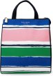 画像1: (Kate spade new york)  Ocean Straipe  LANCH BAG 256065 (1)