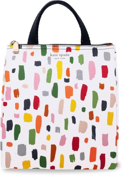 画像1: (Kate spade new york)  Painterly Strakes  LANCH BAG 256064 (1)
