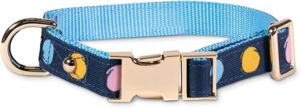 画像1: (Kate spade new york)　犬の首輪 Watercolor Dot 　サイズS/M  256128 (1)