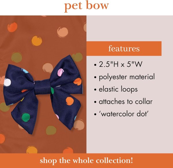 画像4: (Kate spade new york)　Dog BOW TIE  Watercoler Dot 256123 (4)