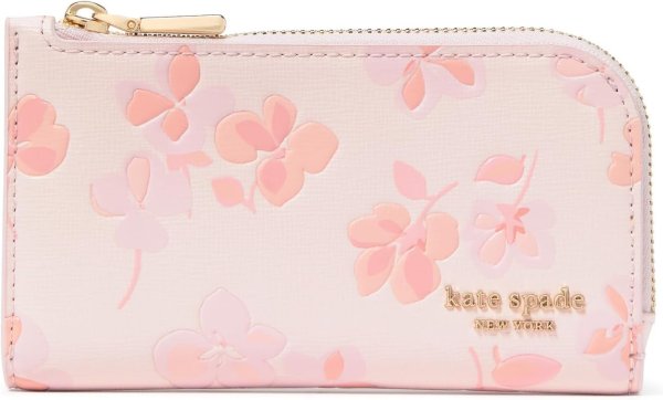 画像1: KateSpade NewYork　DEVIN SM スリムバイフォールド ウォレット　KK715Blish clou (1)