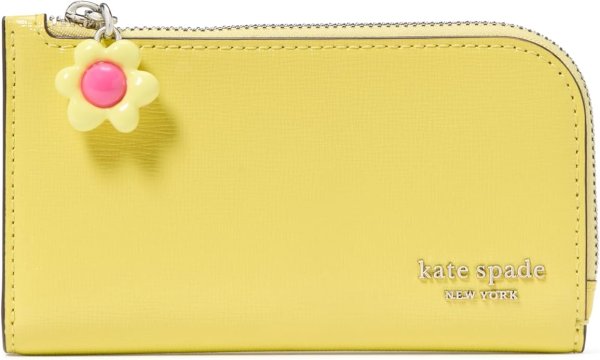 画像1: KateSpade NewYork　DEVIN SM スリムバイフォールド ウォレット　KK757 YUZU JAM (1)