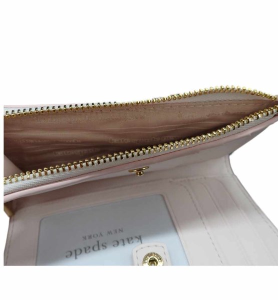 画像6: KateSpade NewYork　DEVIN SM スリムバイフォールド ウォレット　KK715Blish clou (6)