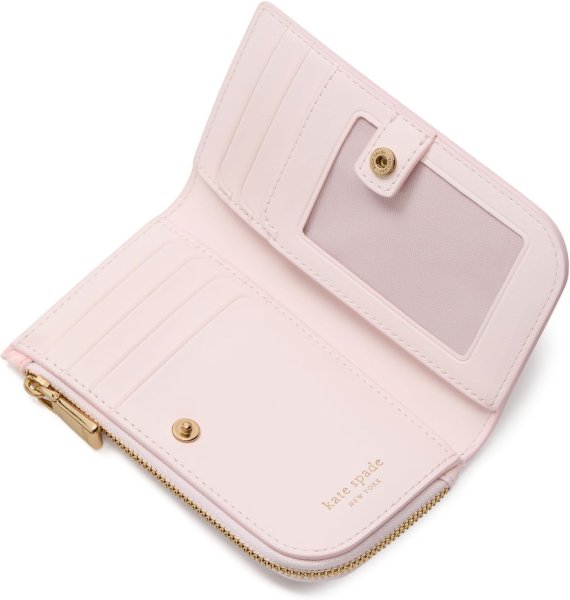 画像4: KateSpade NewYork　DEVIN SM スリムバイフォールド ウォレット　KK715Blish clou (4)