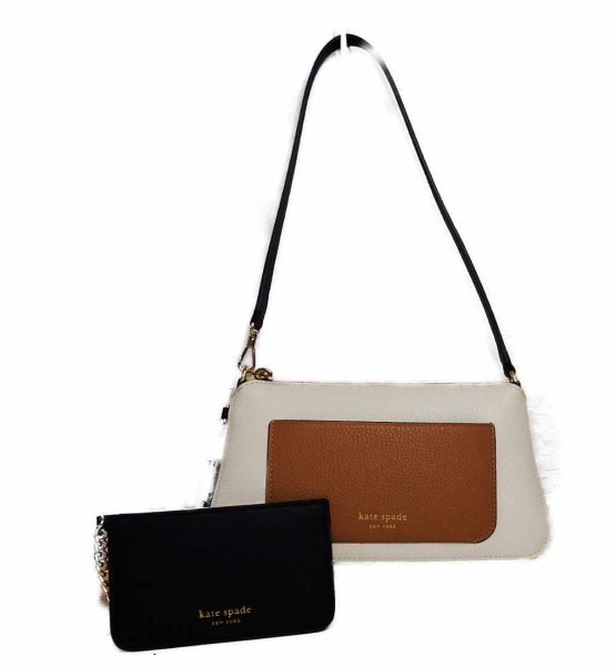画像1: KateSpade NewYork アヴァ 牛革ポシェット KK715PSY (1)