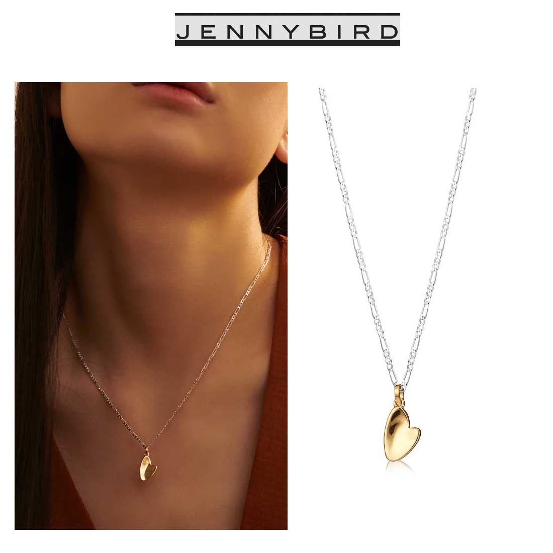 JENNYBIRDジェニーバード Layla Pendant2トーンペンダントJB1085-TT