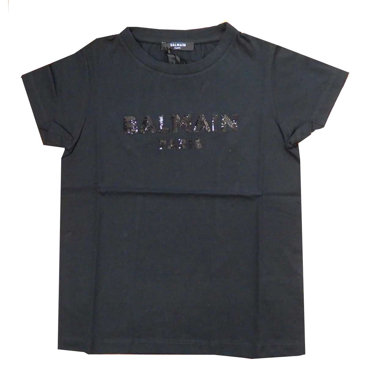 BALMAN PARIS キッズ スパンコール ロゴ Tシャツ6M8071 6歳 - セレブ ...